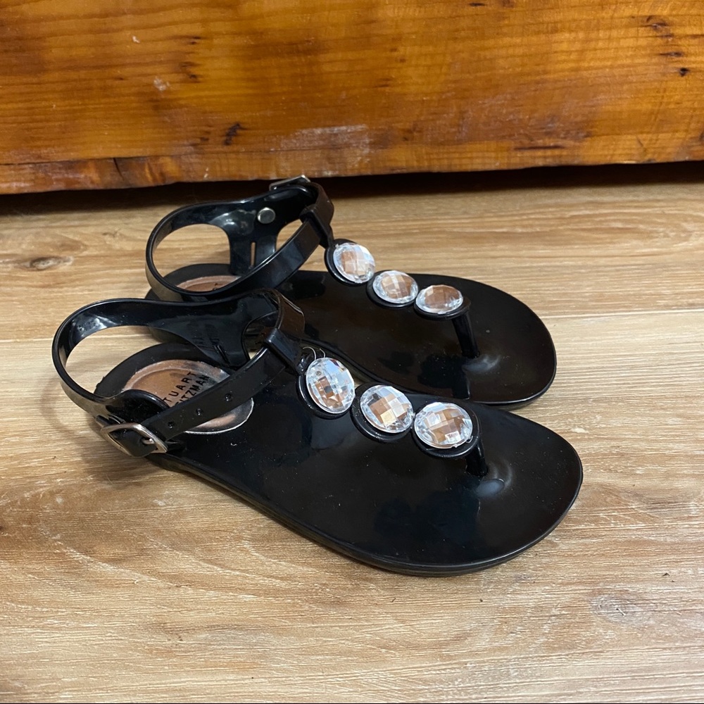 Stuart Weitzman Jelly Sandals gems girls size 10